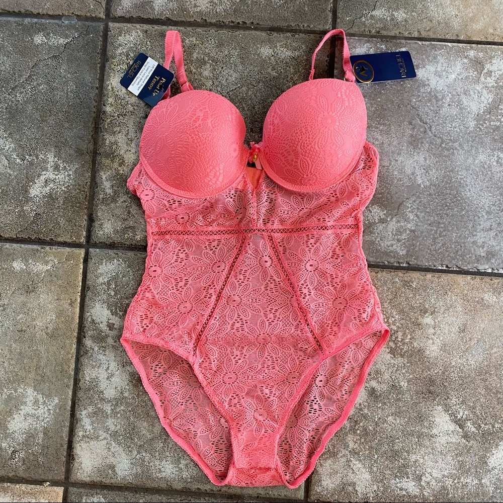 Rachel Roy Lace Push-up Teddy